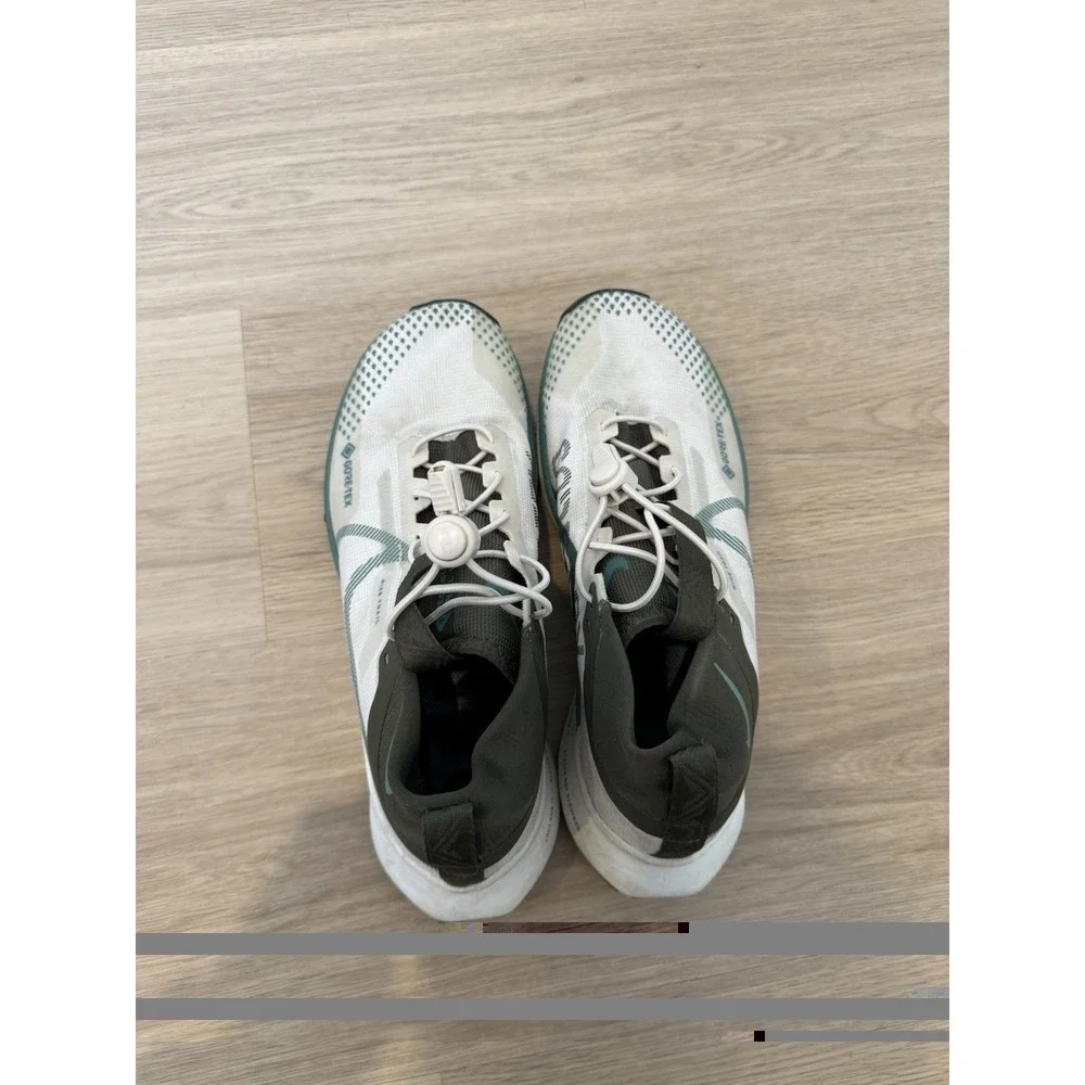Nike React Pegasus Trail 4 Gore-Tex Low Top Running White Olive Green Men Size 7